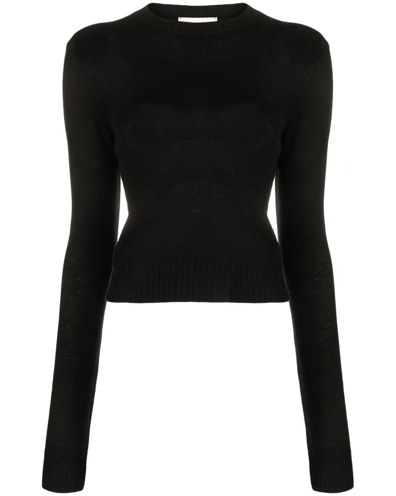 Jil Sander Pullover mit Rundhalsausschnitt - Schwarz Schwarz