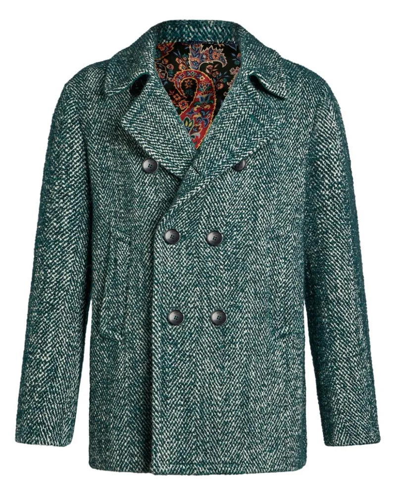 Etro Klassische Cabanjacke - Grün Grün