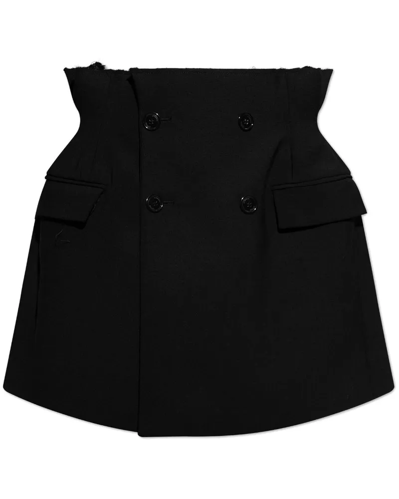 VETEMENTS Klassischer Minirock - Schwarz Schwarz