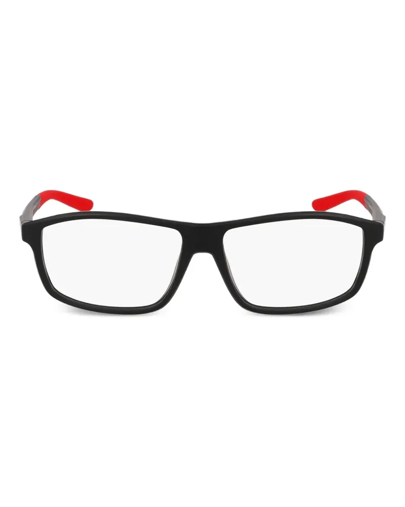 Nike Brille mit eckigem Gestell - Schwarz Schwarz