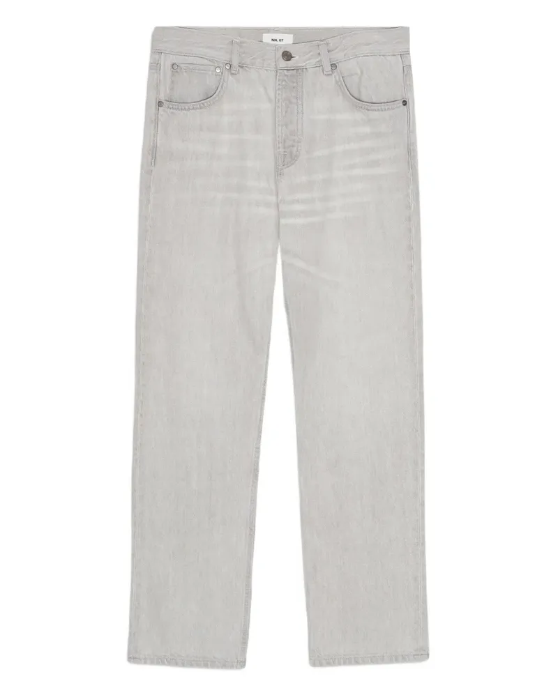 NN 07 Straight-Leg-Jeans - Grau Grau