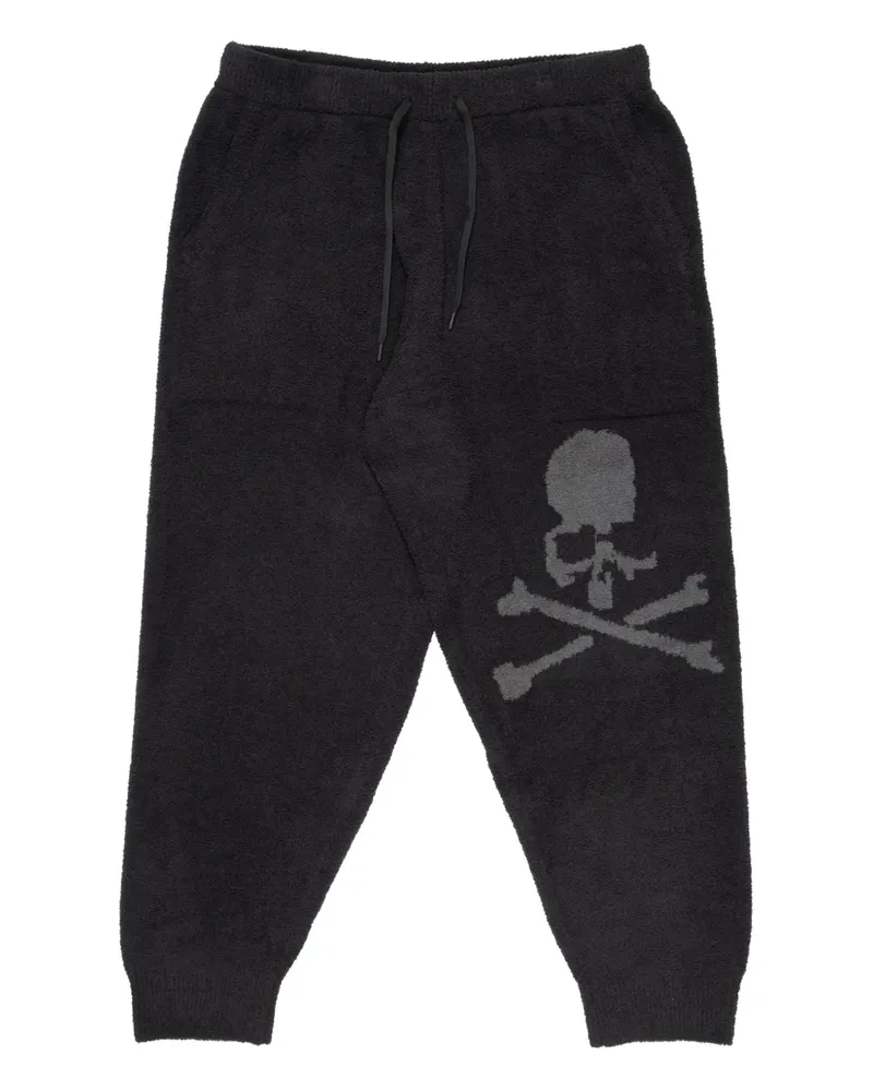Mastermind World Lounge-Hose mit Totenkopf - Schwarz Schwarz