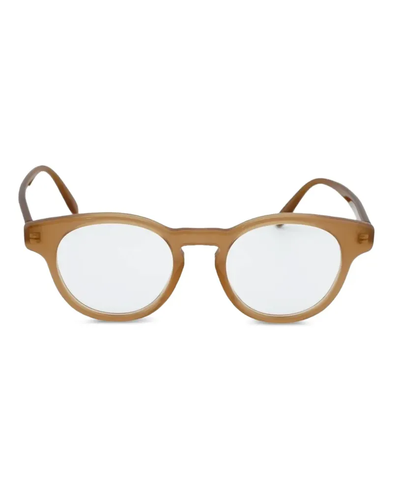 Loewe round-frame glasses - Nude Nude