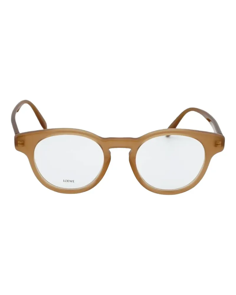 Loewe round-frame glasses - Nude Nude