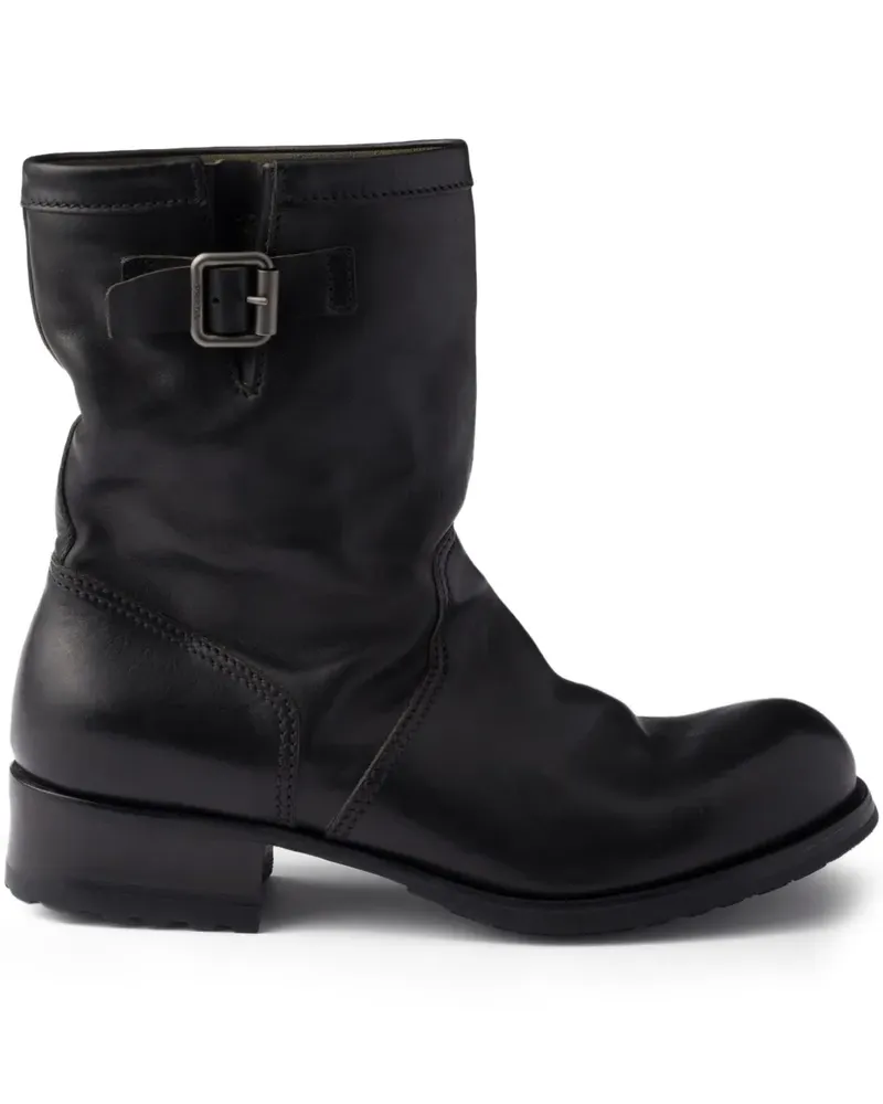 Prada Klassische Stiefel 40mm - Schwarz Schwarz