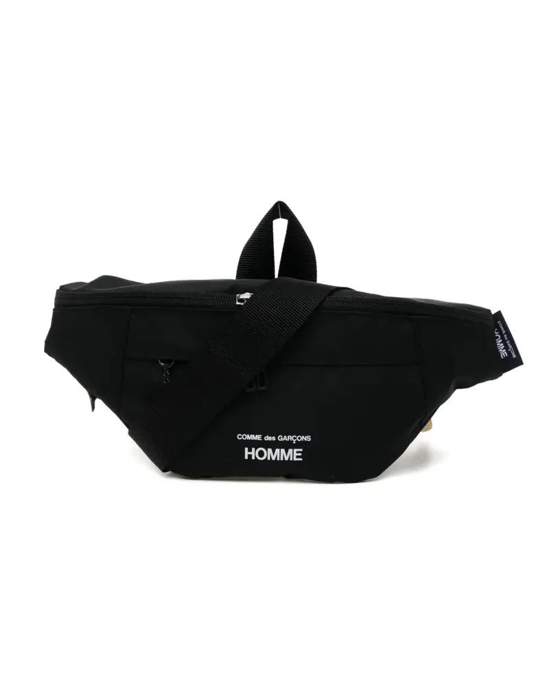 Comme des Garçons Gürteltasche mit Logo-Print - Schwarz Schwarz