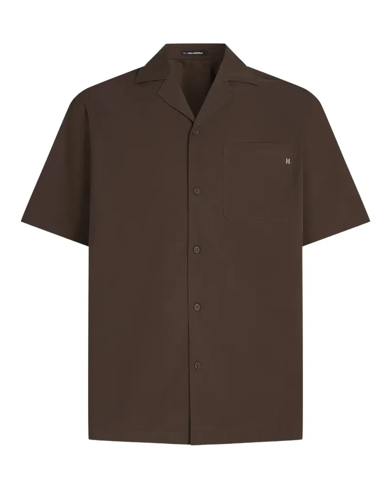 Karl Lagerfeld short-sleeve shirt - Braun Braun