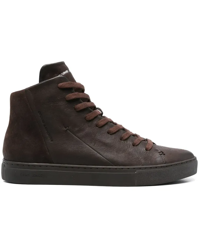 Crime Shadow High Sneakers - Braun Braun