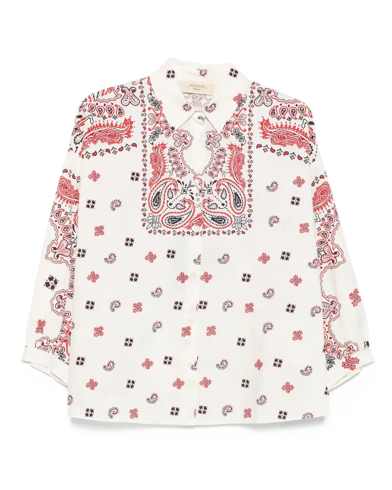 Max Mara Hemd mit Paisley-Print - Nude Nude