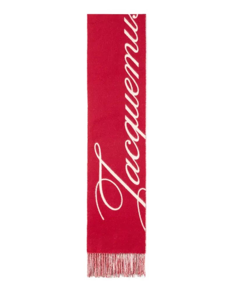 Jacquemus Atelier fringed scarf - Rot Rot