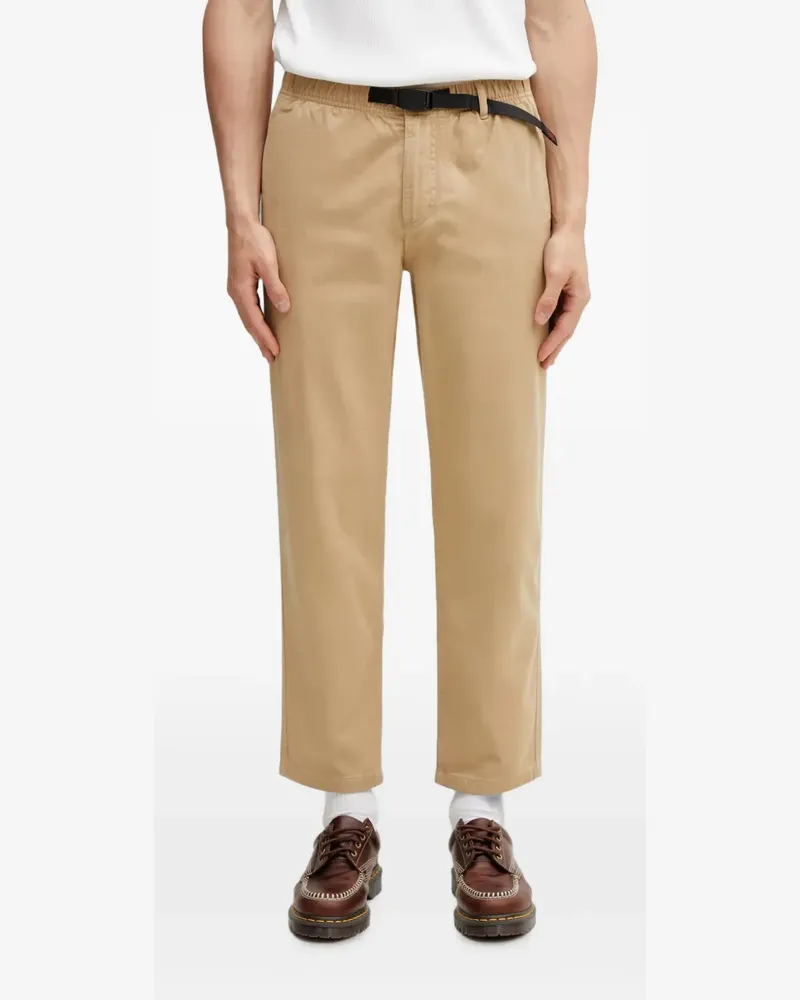 GRAMICCI belted straight-leg trousers - Nude Nude