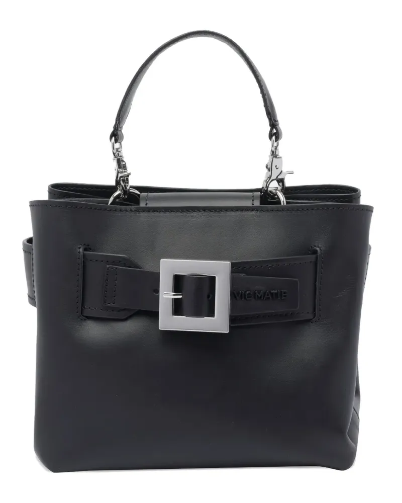 Vic Matié Handtasche mit Schnallen - Schwarz Schwarz