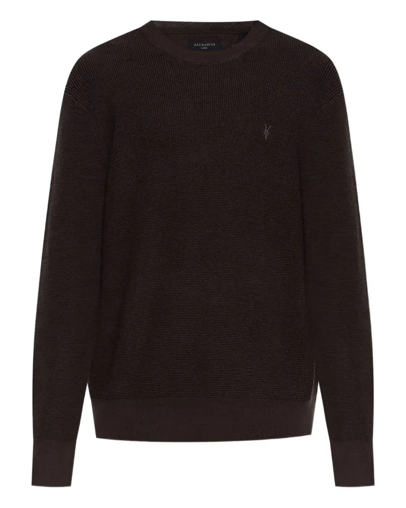 AllSaints Gerippter Pullover - Braun Braun