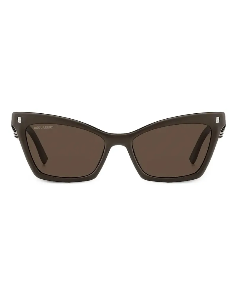 Dsquared2 Sonnenbrille mit Cat-Eye-Gestell - Braun Braun