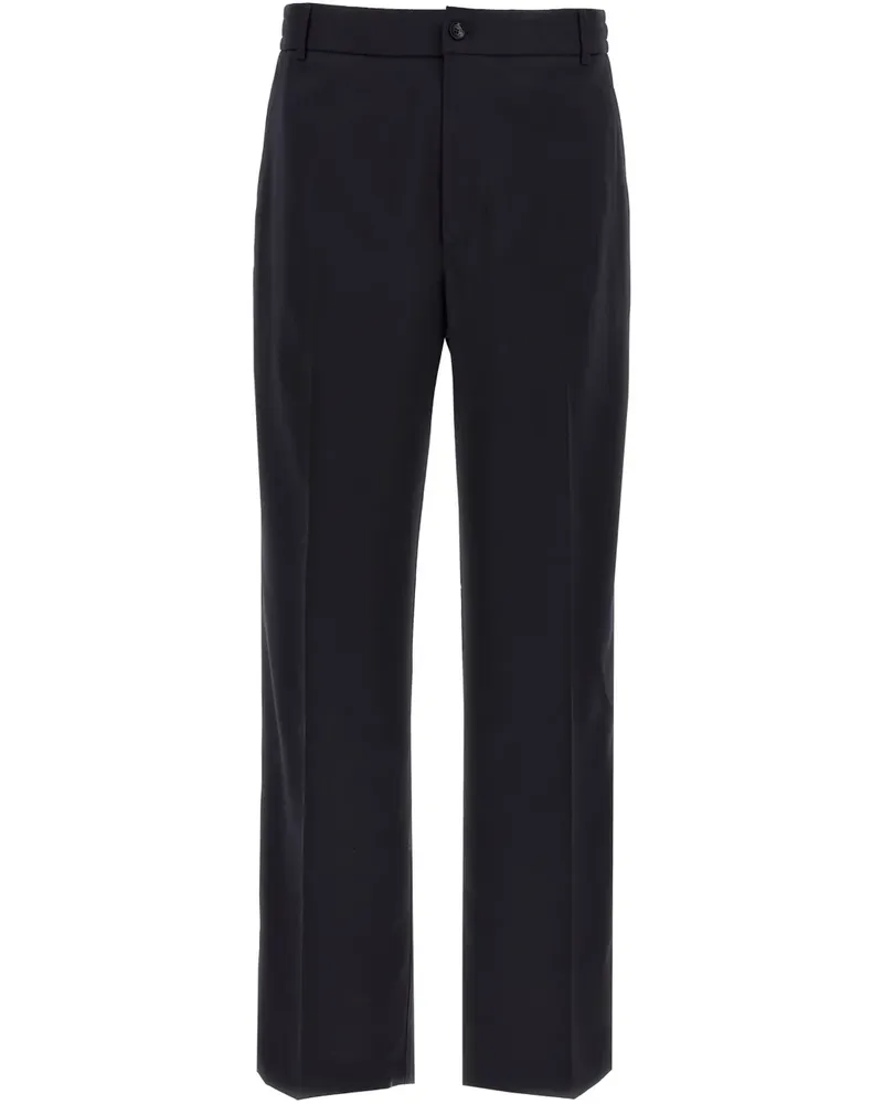 Moncler Hose mit weitem Bein Blau