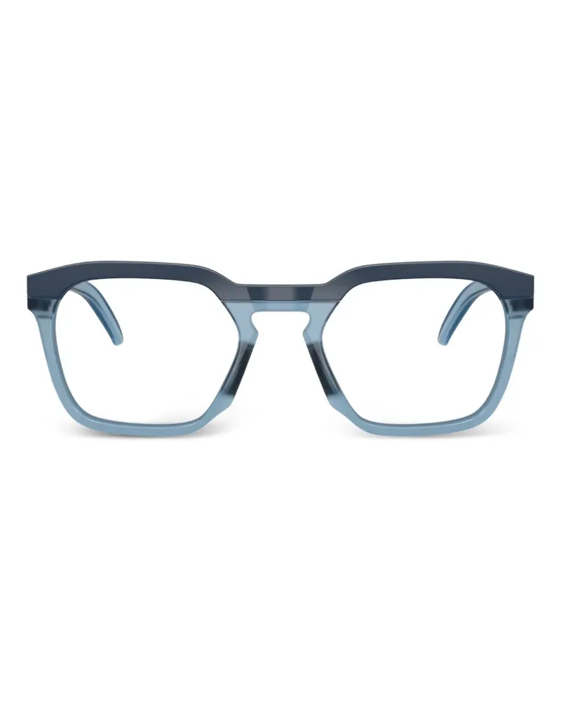 Oakley HSTN SQ geometric-frame glasses - Blau Blau