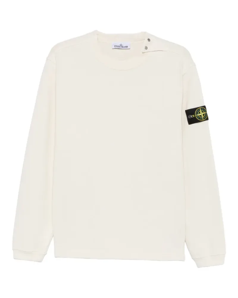 Stone Island Pullover mit Logo-Patch - Nude Nude