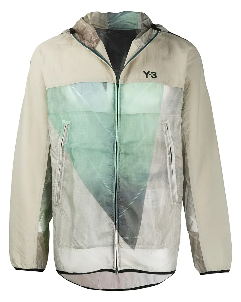 Y-3 Sportjacke mit Batikmuster - Nude Nude