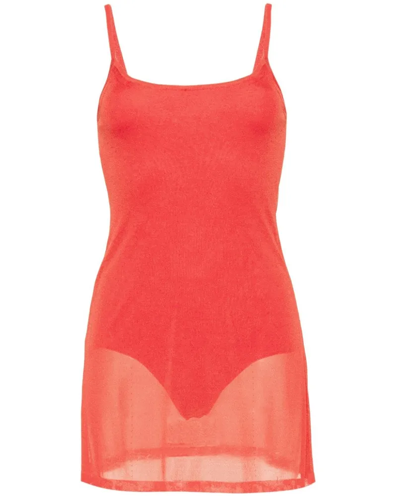 Jacquemus La Robe Maille Minikleid - Rot Rot