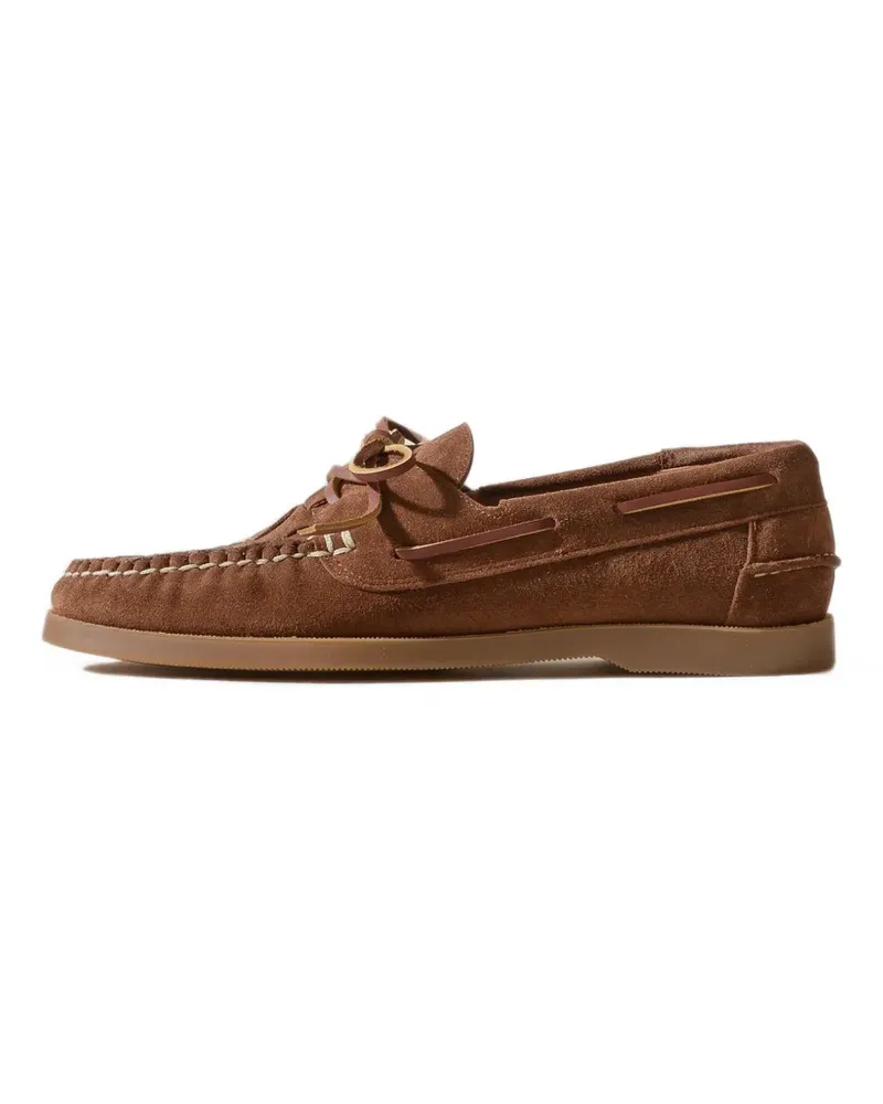 HEREU Saler Nautic suede boat shoes - Braun Braun