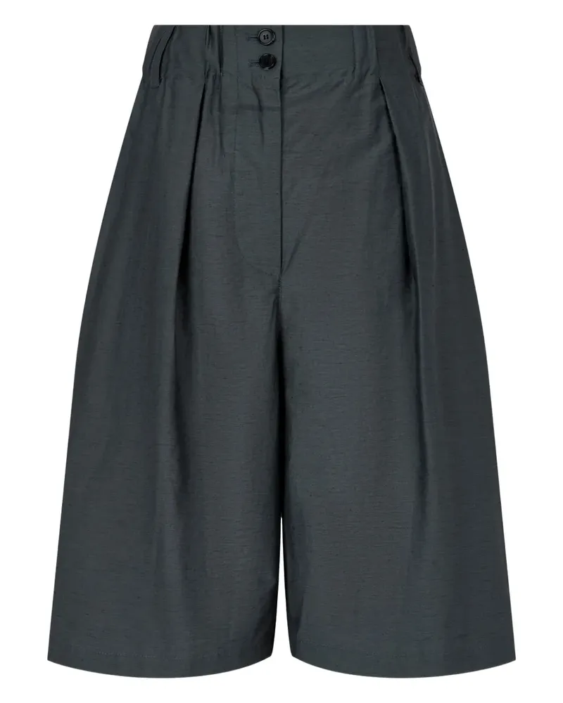STUDIO TOMBOY Weite Shorts mit Bundfalten - Grau Grau