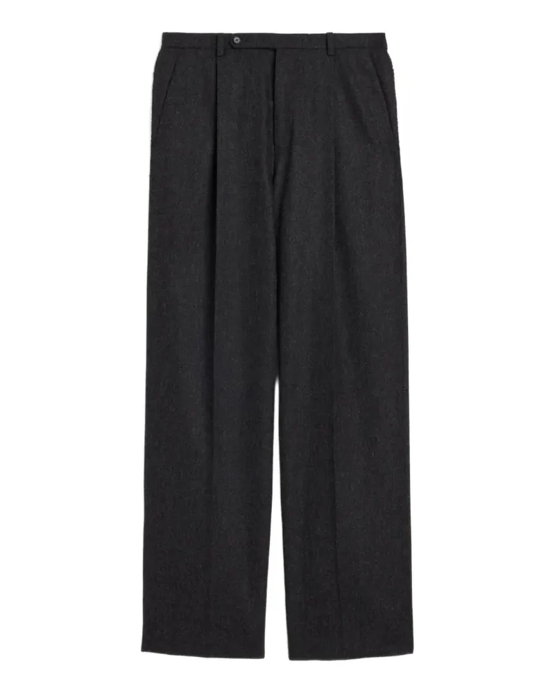 Jil Sander lightweight wool flannel trousers - Grau Grau