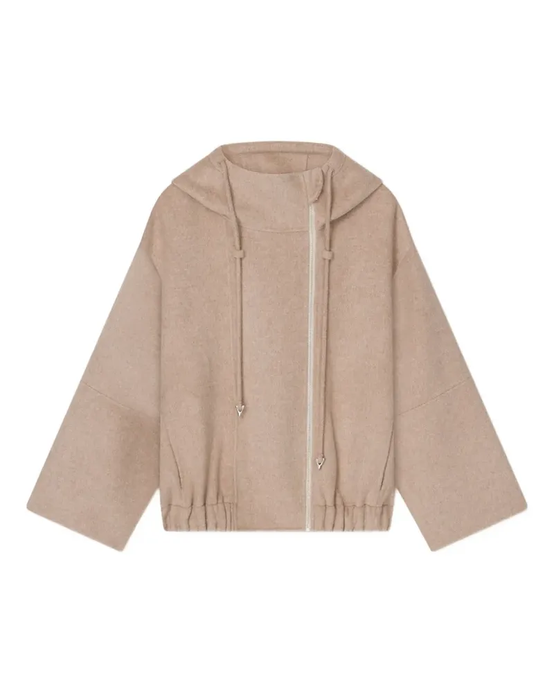 AERON Jacke mit Kordelzug - Nude Nude