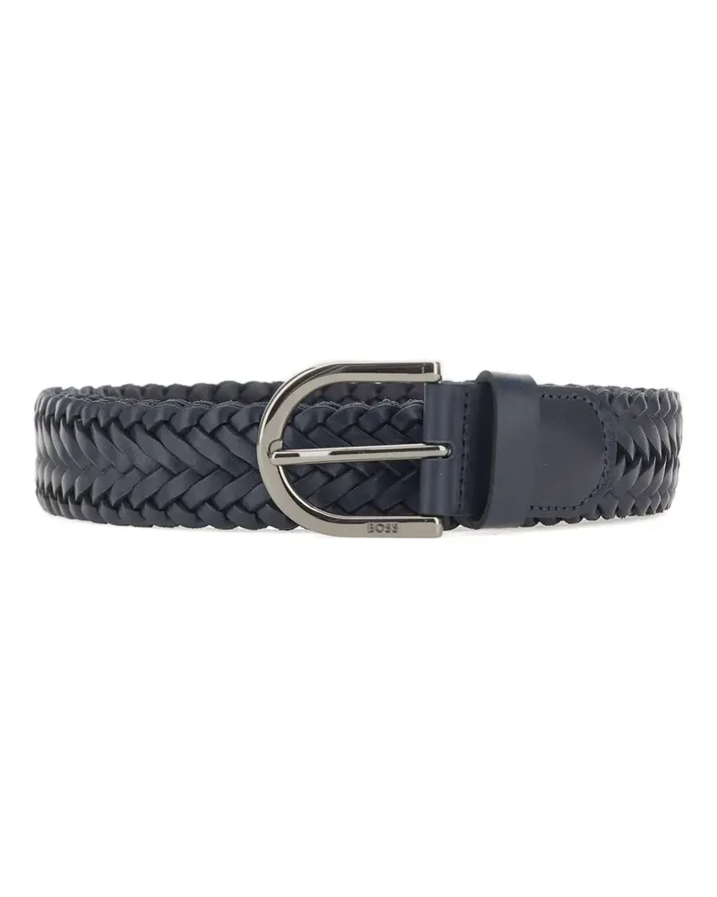 HUGO BOSS woven belt - Blau Blau