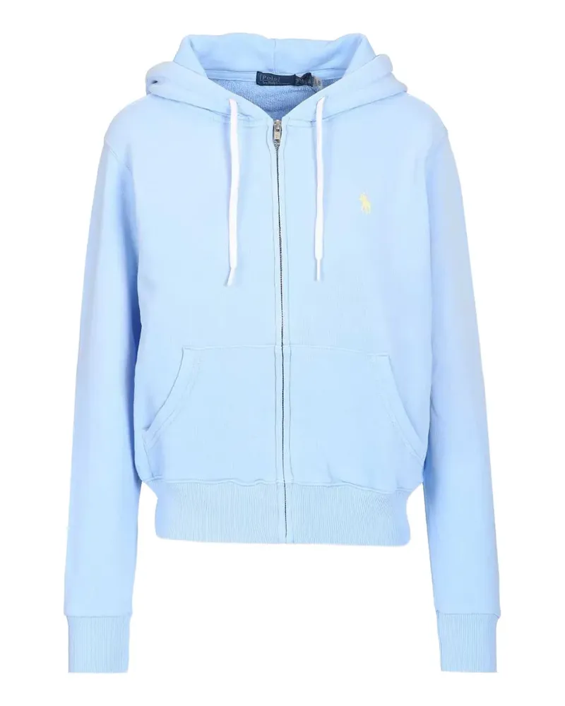 Ralph Lauren Pony-motif zip-up hoodie - Blau Blau