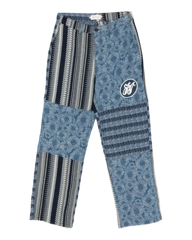 Honor The Gift Tapestry patchwork trousers - Blau Blau