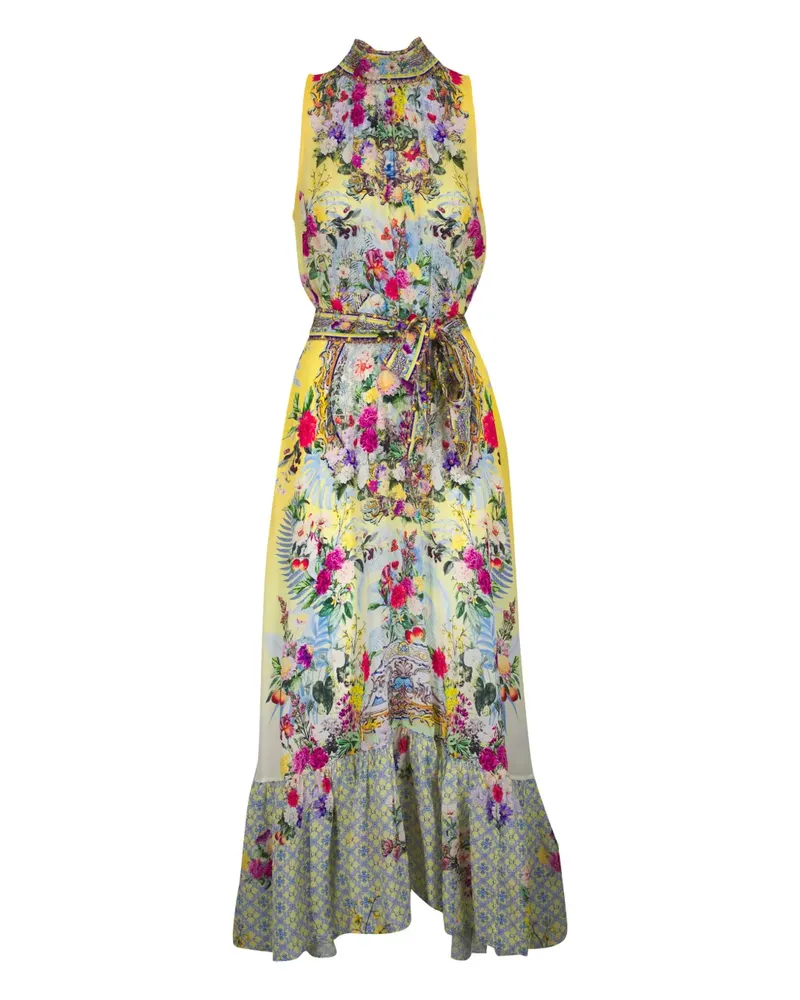Camilla Necktie Kleid - Gelb Gelb