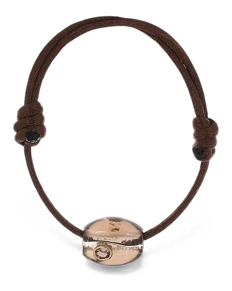 DEZSO Armband mit Rauchquarz und Granat - Braun Braun