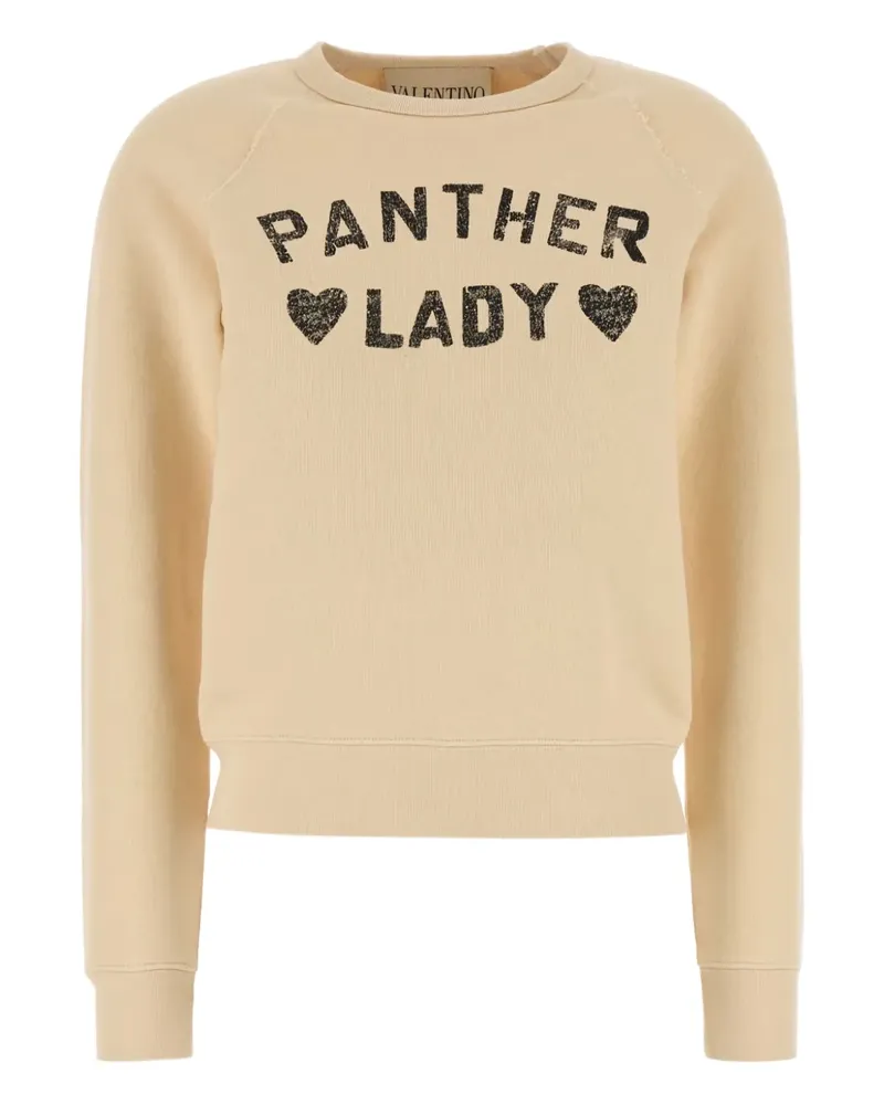 Valentino Garavani Sweatshirt mit grafischem Print - Nude Nude