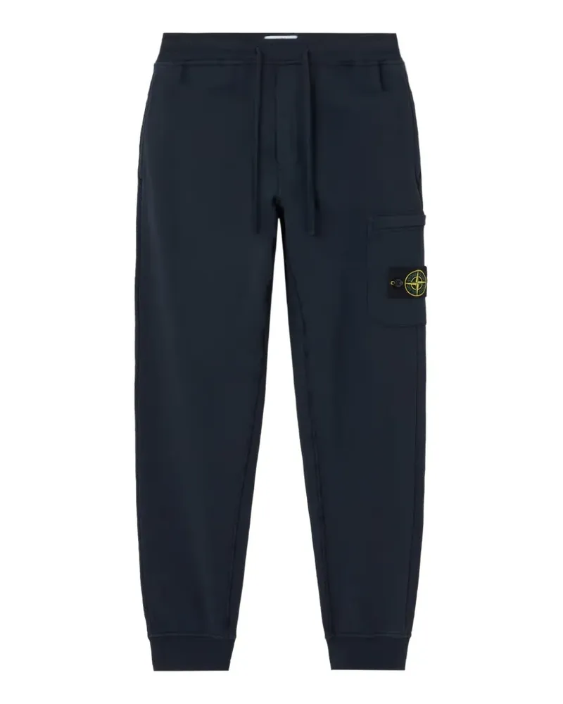 Stone Island 6200010 organic cotton fleece joggers - Blau Blau