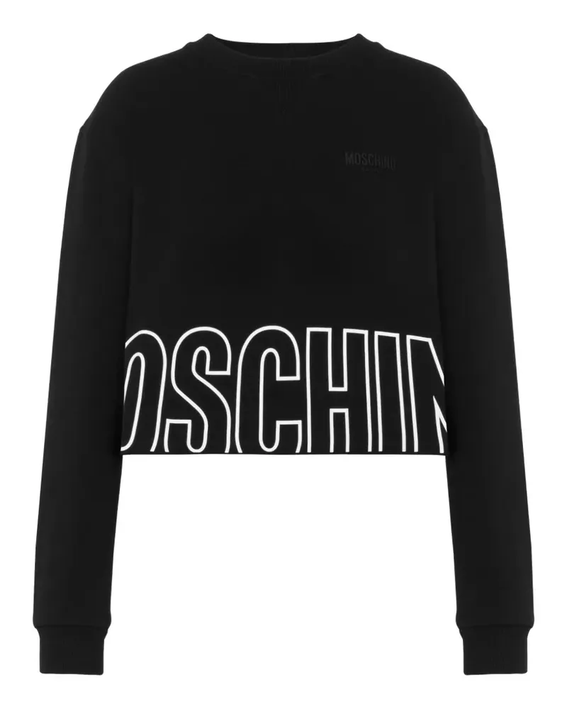 Moschino Sweatshirt mit Logo-Print - Schwarz Schwarz