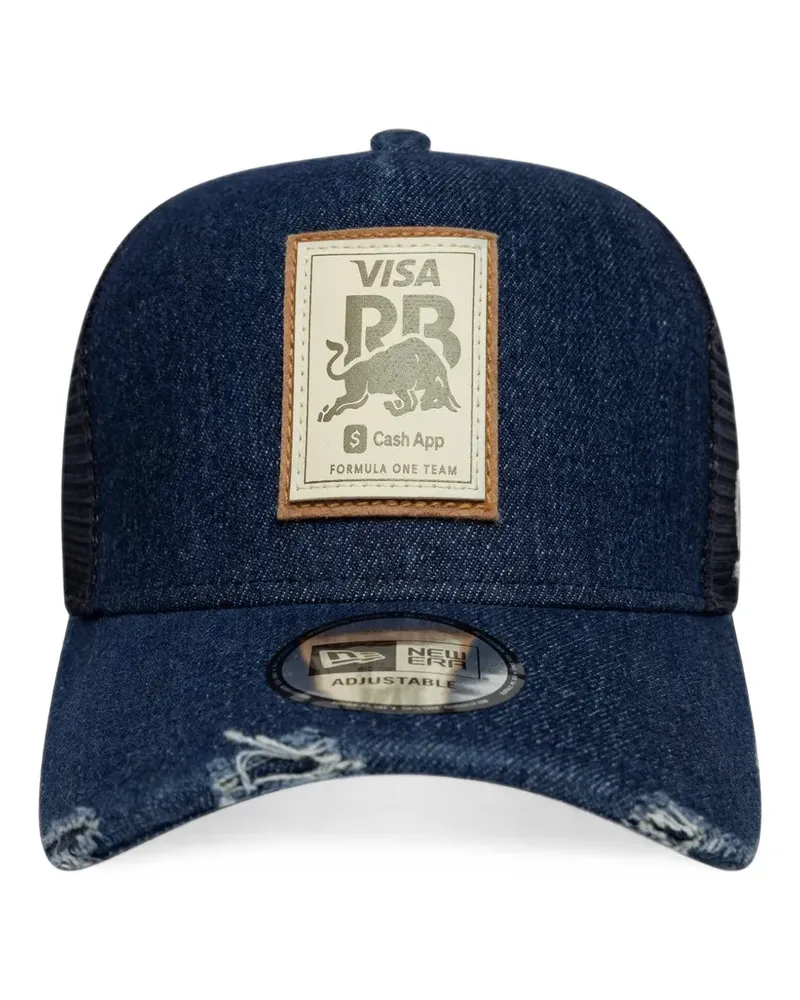New Era distressed-effect trucker cap - Blau Blau