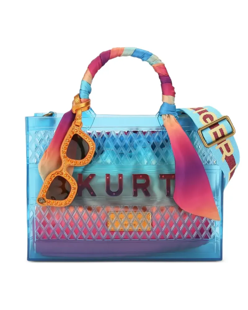 Kurt Geiger logo-lettering tote bag - Blau Blau