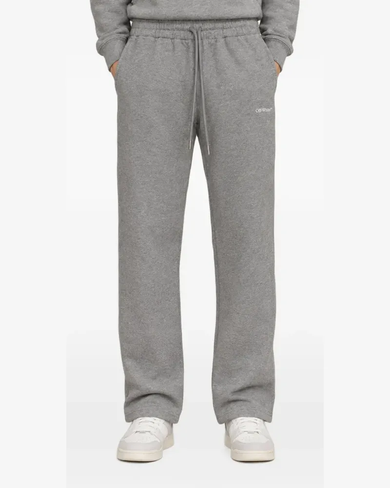 OFF-WHITE Jogginghose mit Logo-Print - Grau Grau
