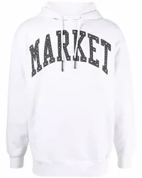 Market Hoodie mit Kordelzug Grau