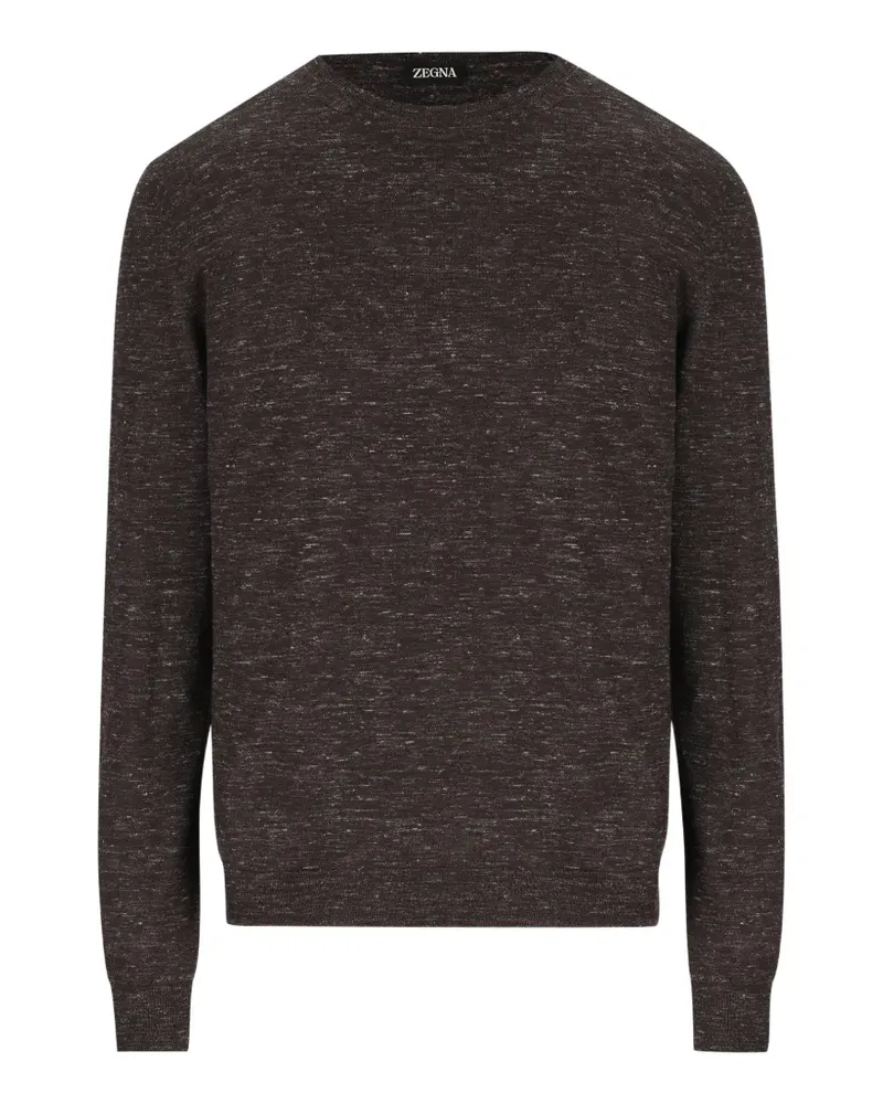 Ermenegildo Zegna crew-neck sweater - Braun Braun
