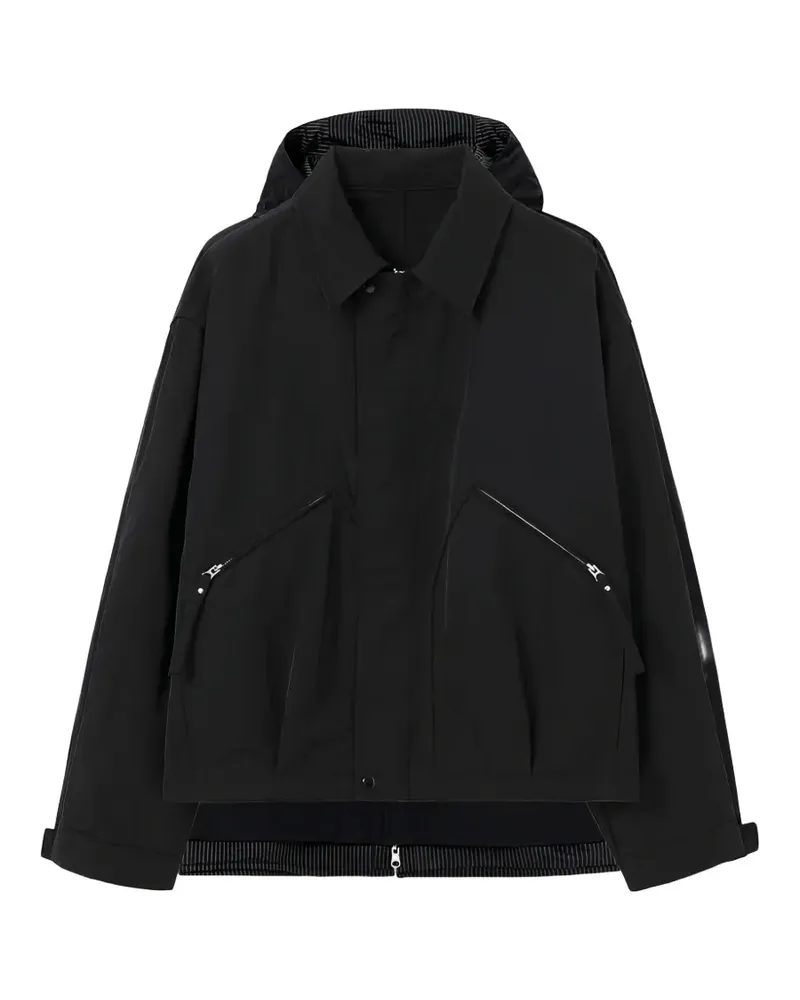 SOLID HOMME zip-up jacket - Schwarz Schwarz
