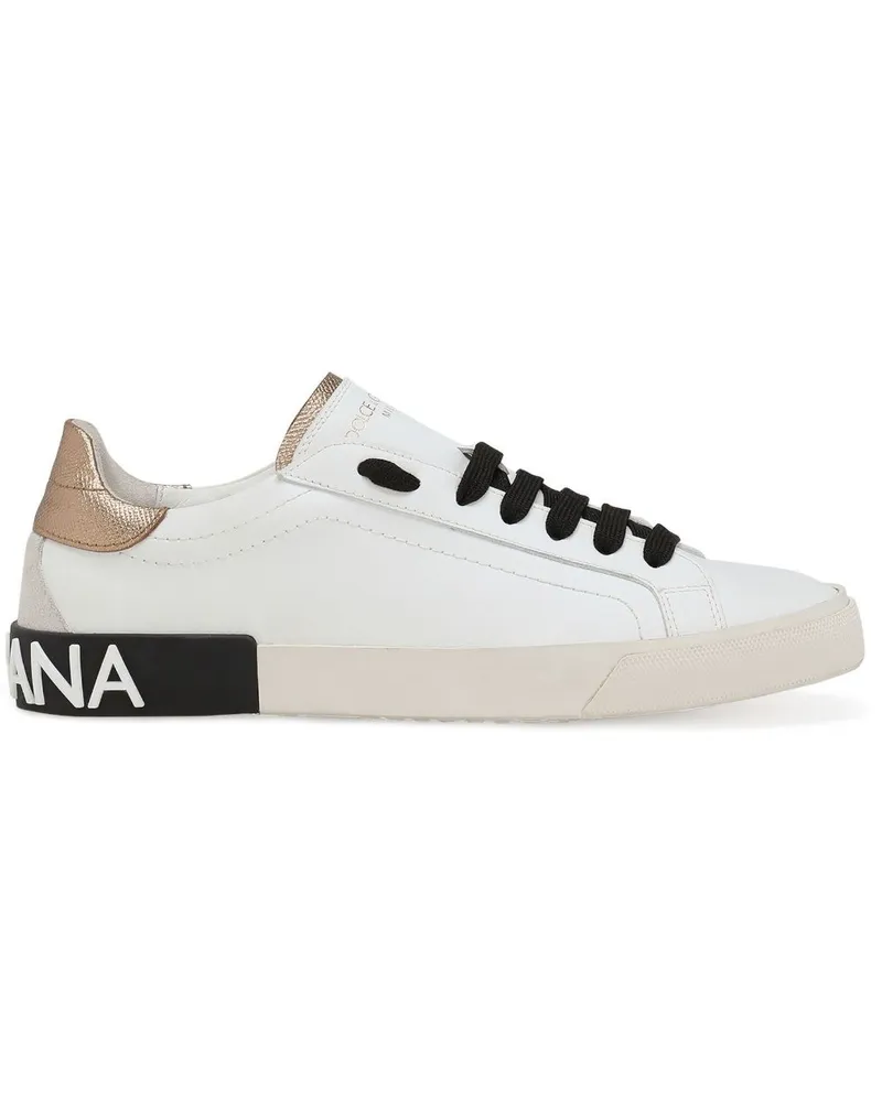 Dolce & Gabbana Portofino Sneakers - Weiß Weiß
