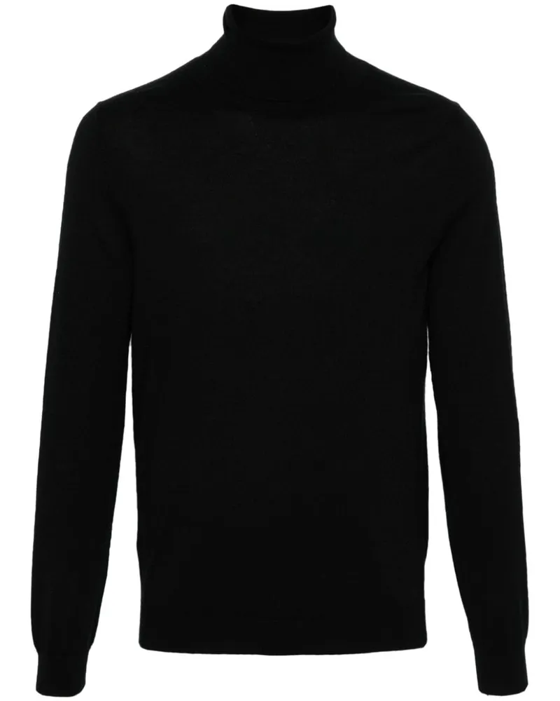 Eric Bompard Extrafeiner Rollkragenpullover - Schwarz Schwarz