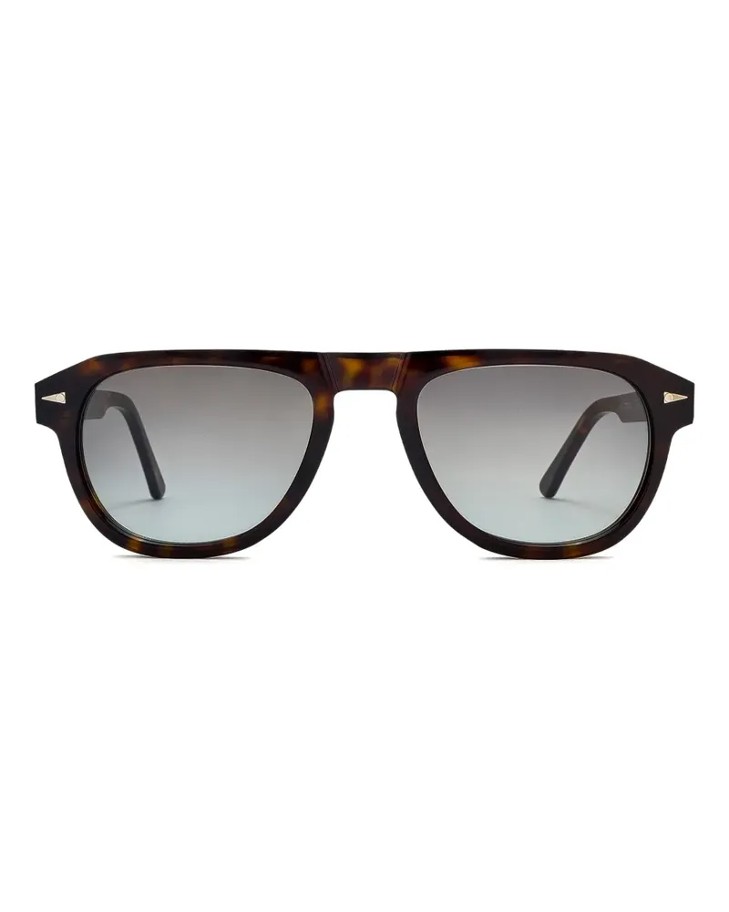 AHLEM Carrousel Sonnenbrille in Schildpattoptik - Braun Braun