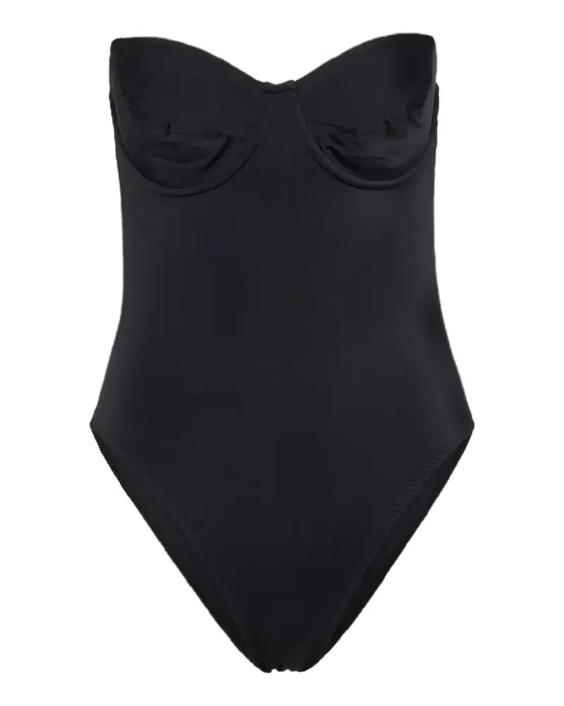 Norma Kamali Mio sweetheart-neck swimsuit - Schwarz Schwarz