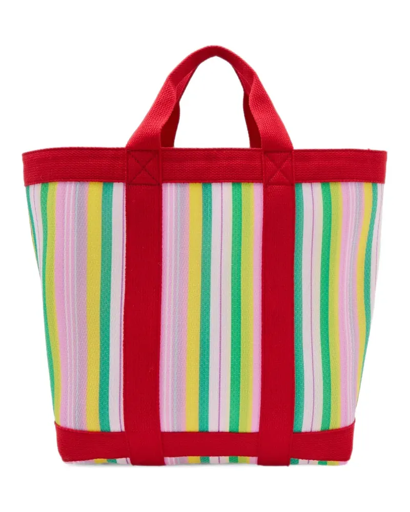A.P.C. Gestreifter Blueberry Tote Bag - Rot Rot