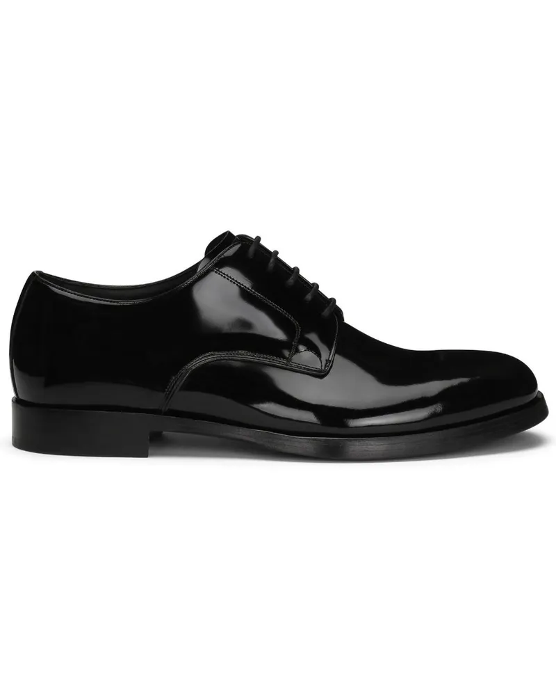 Dolce & Gabbana Derby-Schuhe aus Leder - Schwarz Schwarz