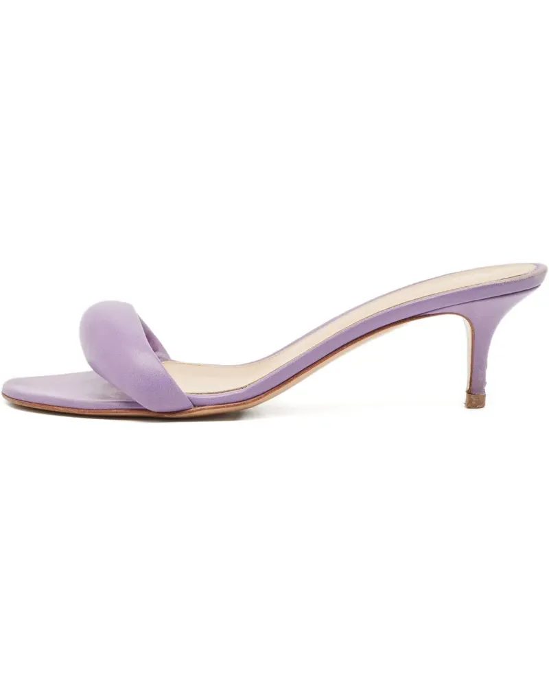 Gianvito Rossi Pre-owned Sandalen aus Lackleder 55mm - Violett Violett