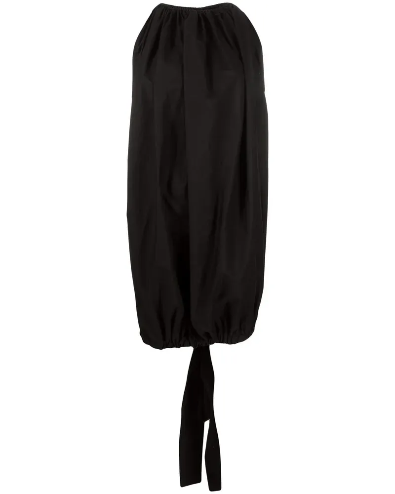 Rick Owens Ärmelloses Minikleid - Schwarz Schwarz