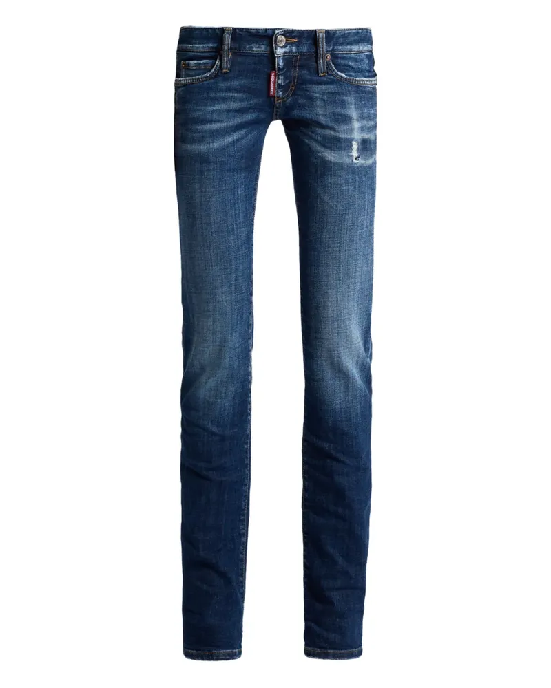Dsquared2 Venus Jeans mit Logo-Patch - Blau Blau